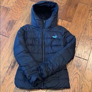 Hollister Hooded Puffy Coat